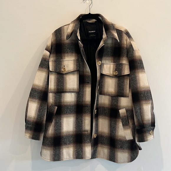 Pull&Bear Plaid Jacket - Picture 3 of 7